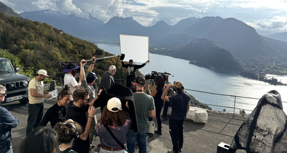 Sur le tournage de PHOENIX — Talloires-Montmin (74) © Les Films du Cygne - Storia Télévision