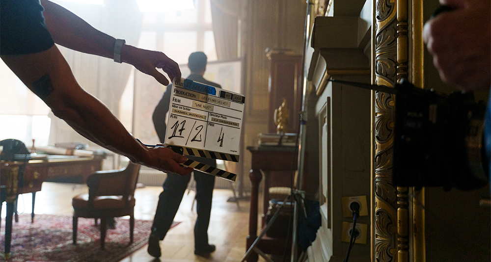 Sur le tournage d'UNE NUIT de Daniel Auteuil — Octobre 2025, Lyon (69) © Emmanuelle Firman / Auvergne-Rhône-Alpes Cinéma